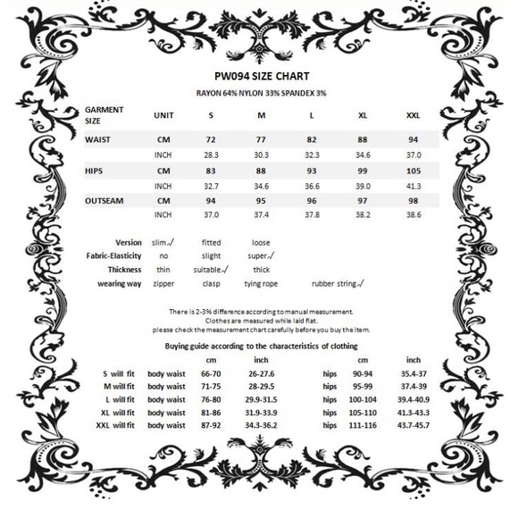 Dark In Love Gothic Lace Leggings w/ back lace up - Picture 5 of 5